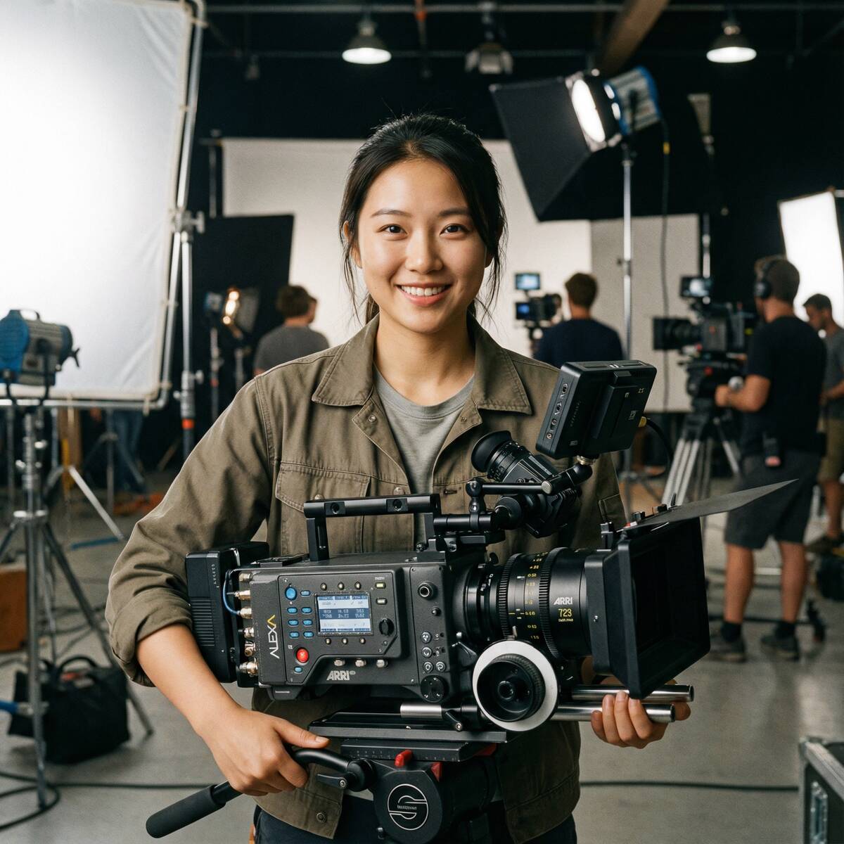 幼儿视频小车拉大马摄影师